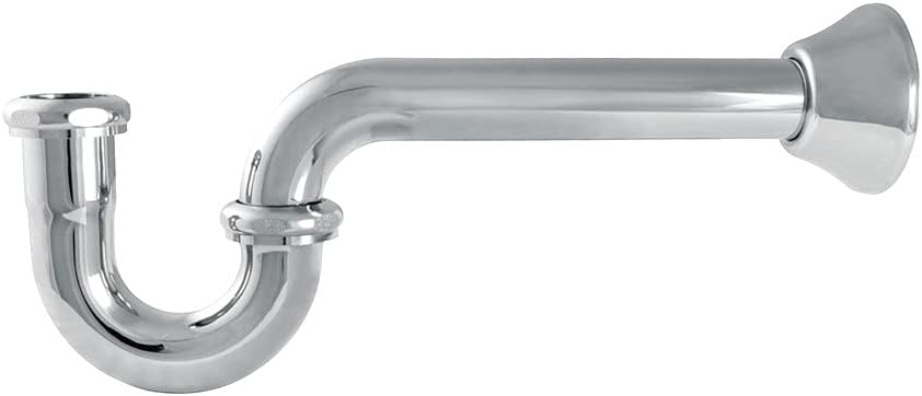 Kingston Brass CC2188 Faucetier Decor 8-Inch P-Trap, Brushed Nickel