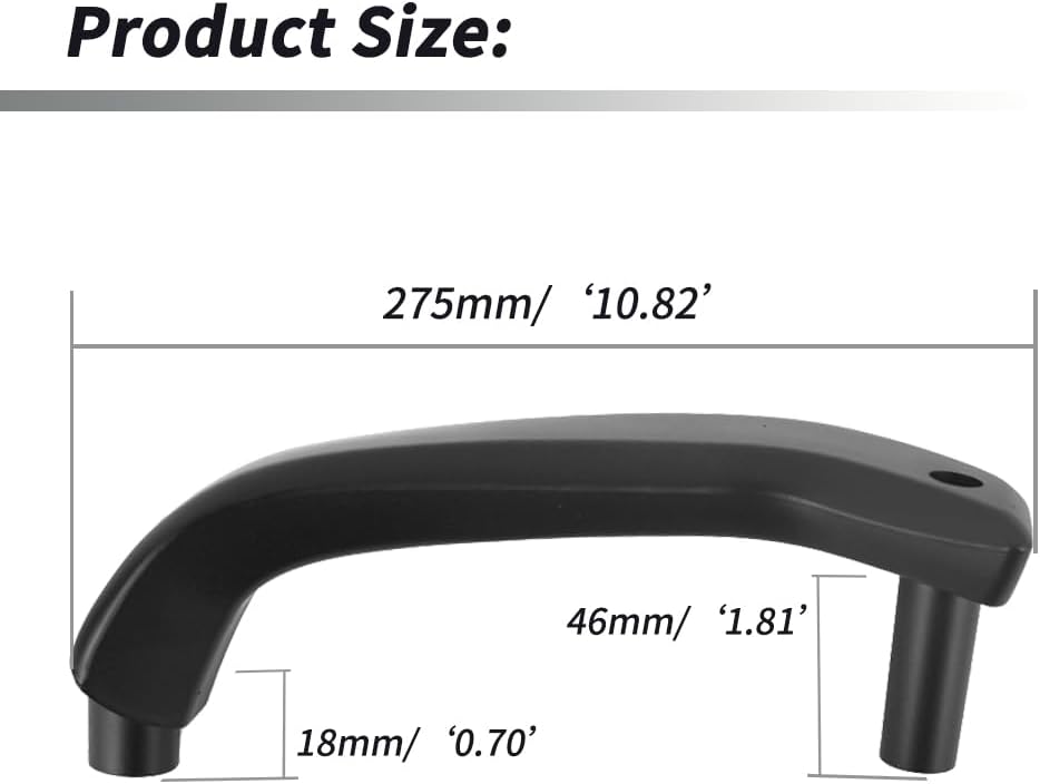 Interior Door Pull Handle Compatible with Ford Fiesta Manual Window 2011 2012 2013 2014 2015 2016 2017 2018 2019 2020, Replace G2BZ-5823943-JA, D2BB-A23943-CA35B8, D2BB-A23943