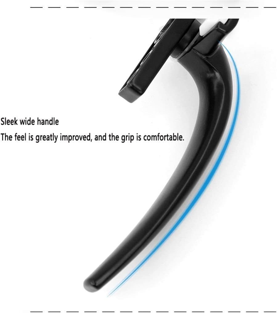 Window Locks Window Handles for upvc Windows Window Lock Handle, A Pair of Window Handles, Extrapolation of Door and Window Handles Window Handle Window Lock Rotate Alloy Door Handle(Svart)