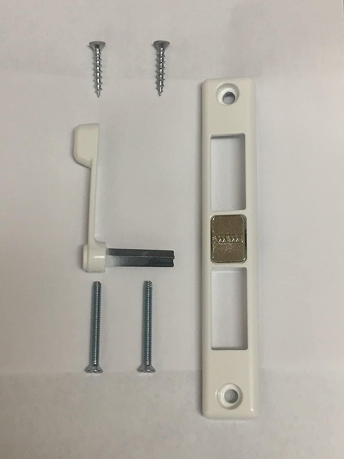 Sliding Door Handle Set for Tuscany & Classic Series Patio Doors, White (88808)