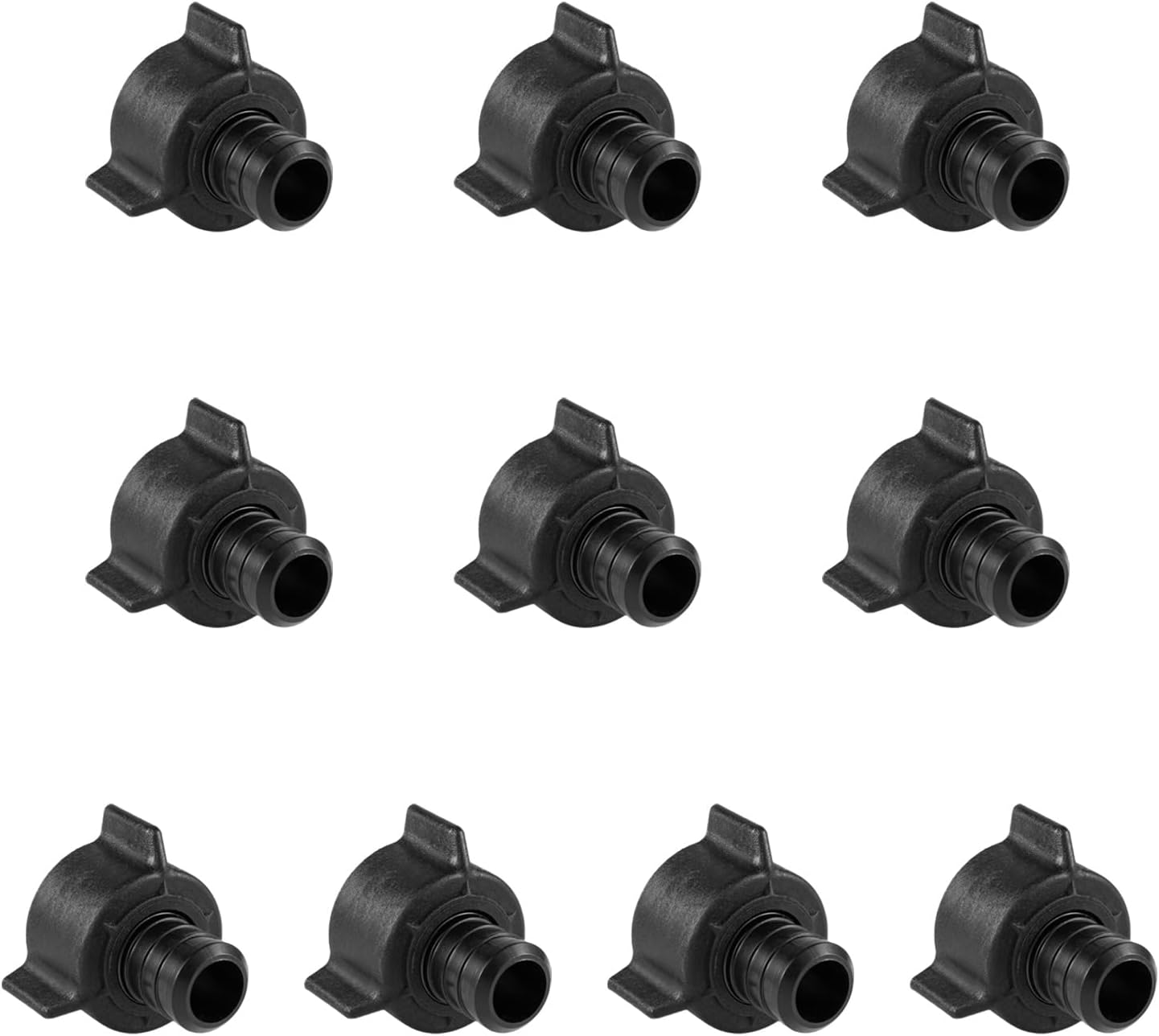 (Pack of 10) EFIELD Poly PPSU Pex Barb Crimp 1/2" Pex X 1/2" Female NPT Swivel Elbow Adapter Fittings With Position Tab, cUPC Certified (10),(PPSU1807099)