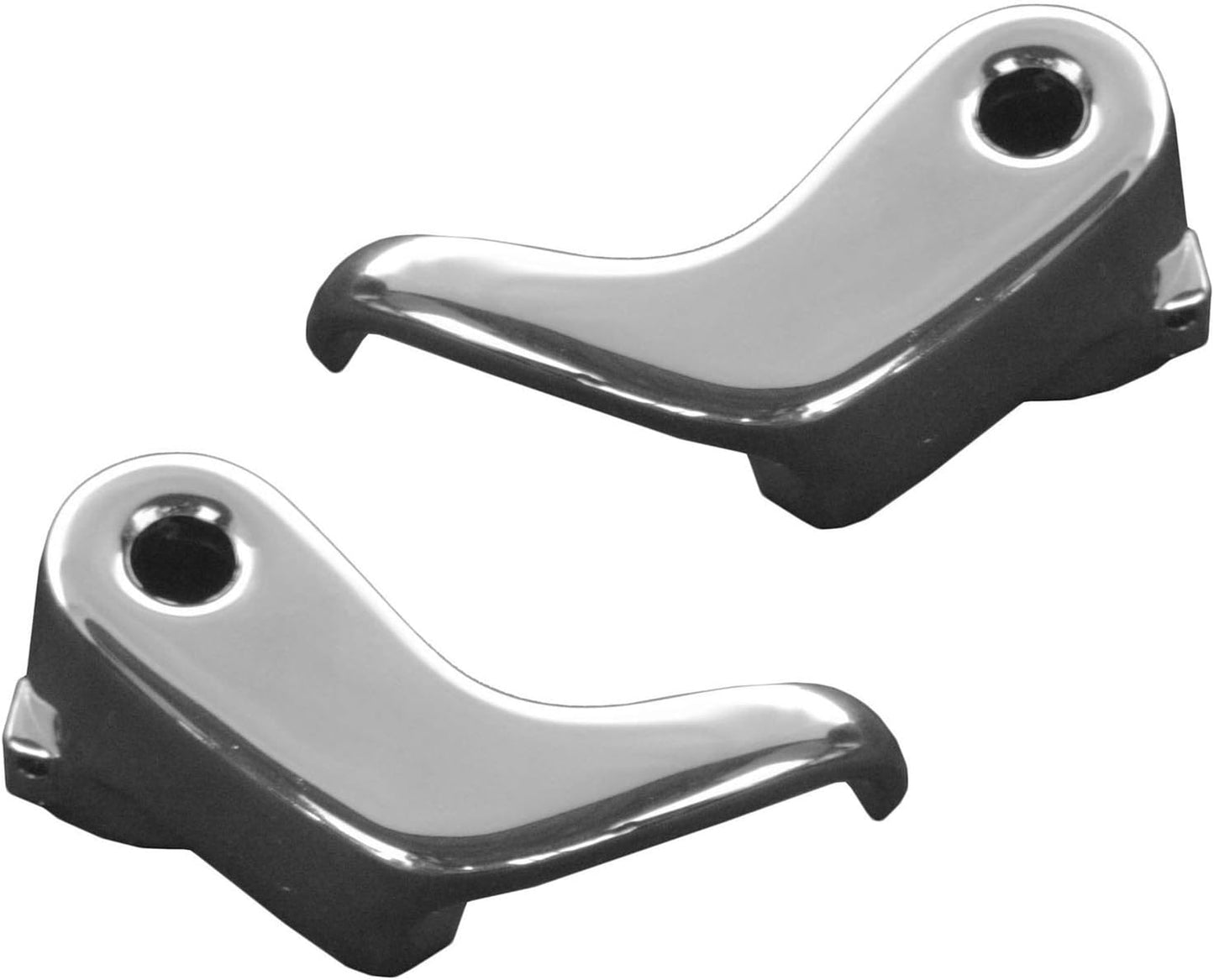 TRQ Locking Vent Window Handle Chrome Pair Set Compatible with Chevy GMC Blazer Jimmy Suburban