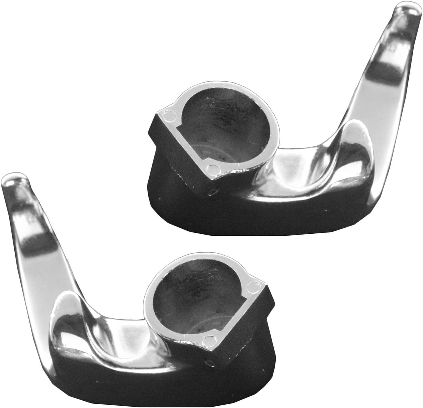 TRQ Locking Vent Window Handle Chrome Pair Set Compatible with Chevy GMC Blazer Jimmy Suburban