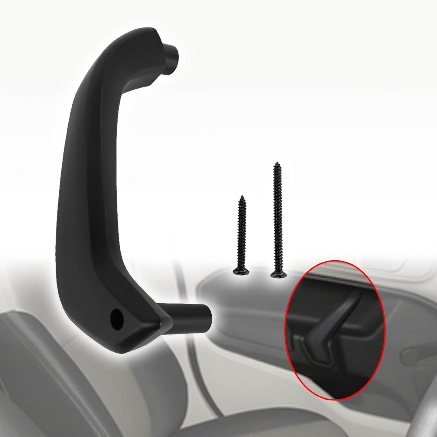Interior Door Pull Handle Compatible with Ford Fiesta Manual Window 2011 2012 2013 2014 2015 2016 2017 2018 2019 2020, Replace G2BZ-5823943-JA, D2BB-A23943-CA35B8, D2BB-A23943