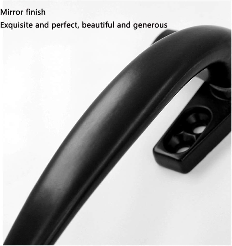 Window Locks Window Handles for upvc Windows Window Lock Handle, A Pair of Window Handles, Extrapolation of Door and Window Handles Window Handle Window Lock Rotate Alloy Door Handle(Svart)