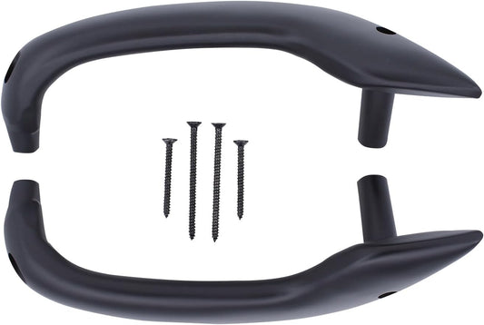 MOTOKU Pair Black Interior Door Pull Handle for Ford Fiesta 2011-2020 Power Windows Type Inner Inside Left Driver and Right Passenger Side