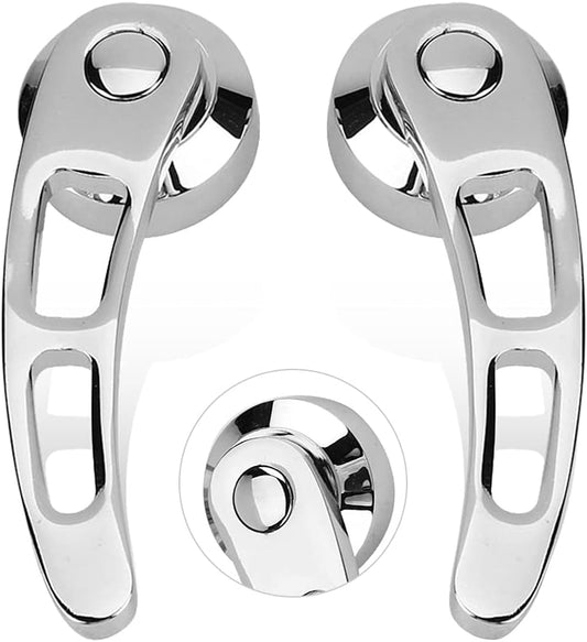for Vintage car Accessories Billet Interior Door/Window Sets,2PCS 4 1/4" Door Handle,Car Vintage Exterior Door Handles Pull Trim Cover for Chevrolet, for Ford Older Models
